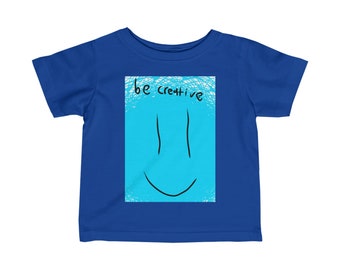 Be Creative: Niedliches T-Shirt aus feinem Jersey für Kleinkinder im Kinderdesign