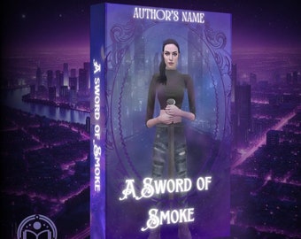 Purple-‘Urban Fantasy’ Premade Book Cover