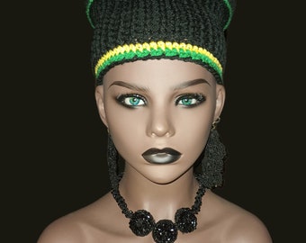 Jamaican 2 Tier Crown Hat