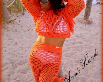 Windowpane Beach Cover-up -- PATTERN ONLY