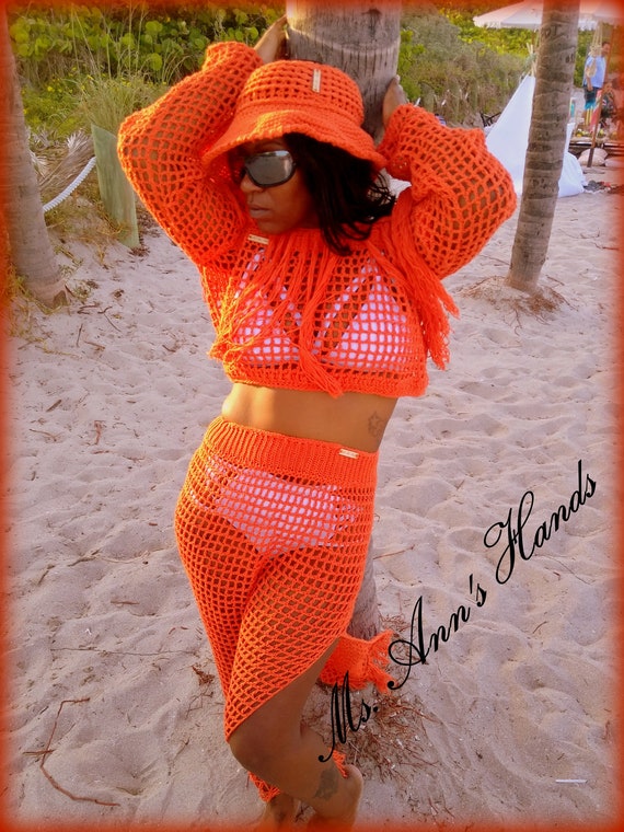 Windowpane Beach Cover-up -- PATTERN ONLY