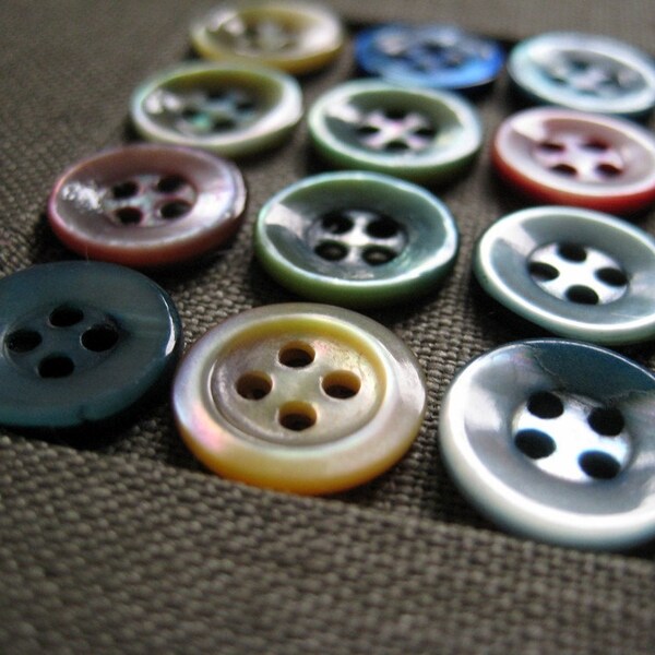 Vintage button notebook