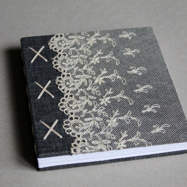 Vintage lace notebook