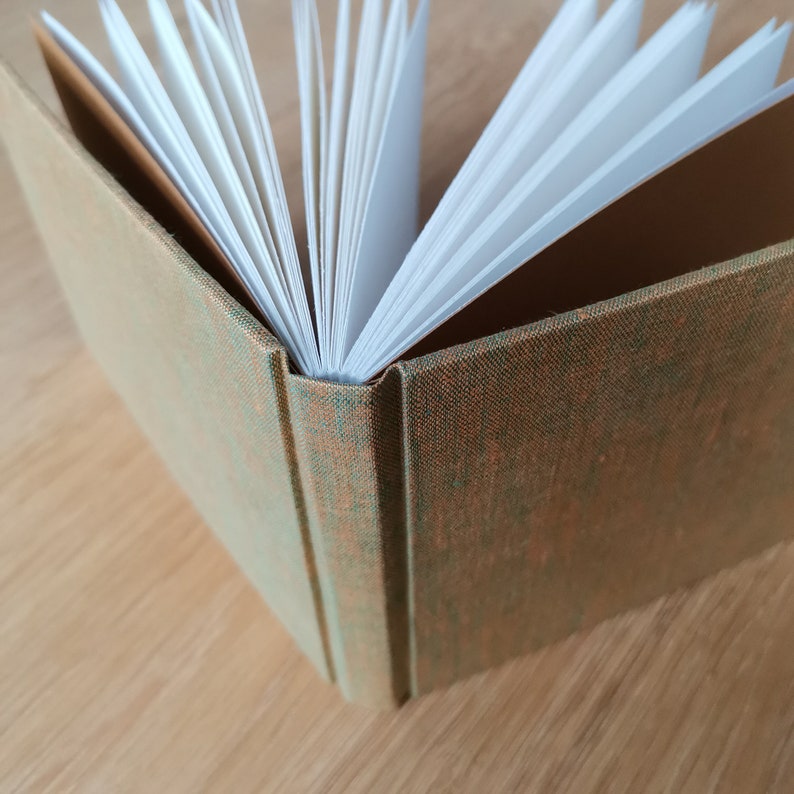 Small Hardcover Journal Notebook with Linen Covers Etsy