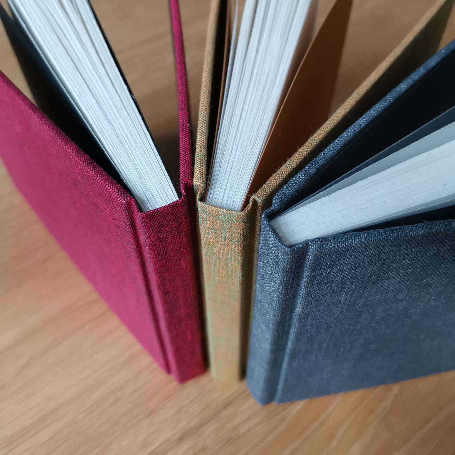 Small Hardcover Journal Notebook with Linen Covers Etsy