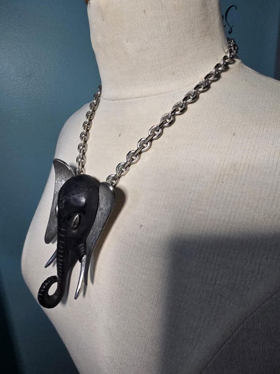 Strikingly Bold Luca Razza Unsigned Elephant Stat… - image 3