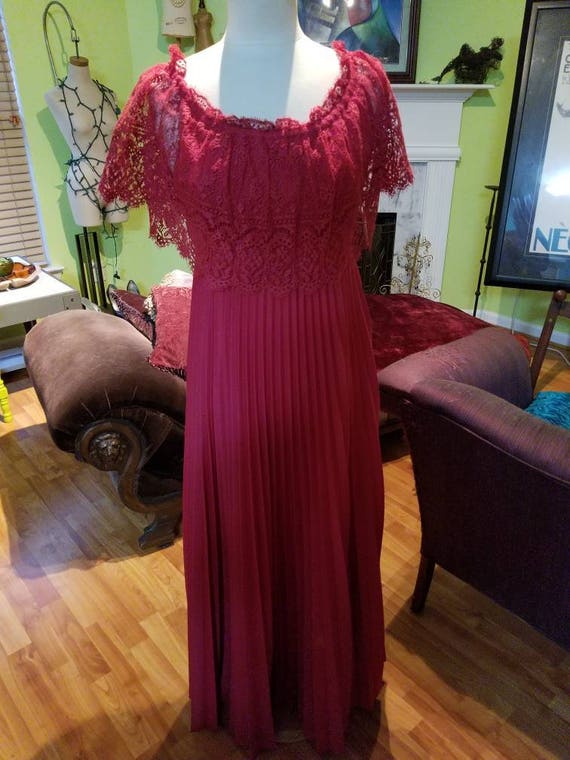 flirty pink brand maxi dress