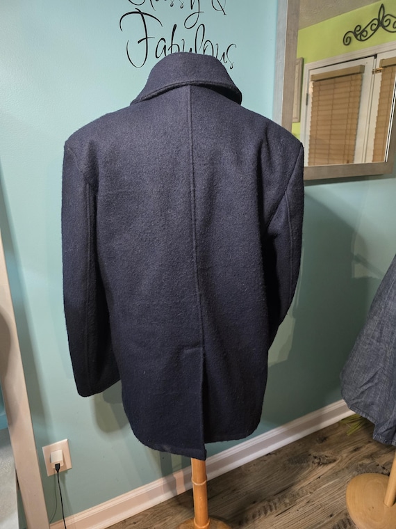 Classic Authentic Double-Breasted Wool Military P… - image 5