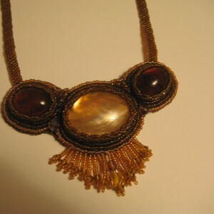 Necklace, Bead Embroidered image 3