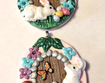 Easter Fairy Doors, set of 2
