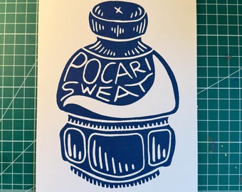 Sudadera Pocari con estampado japonés