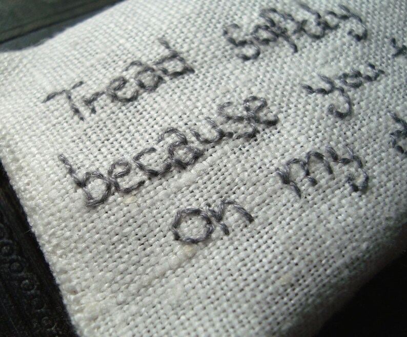 Tread softly because you tread on my dreams W B Yeats Quote | Etsy