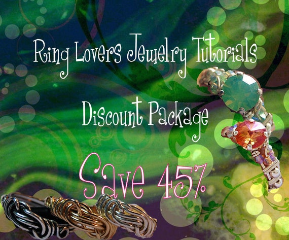 Ring Lovers 10 Wire Ring Jewelry Patterns Special, Save 45.00 Dollars,  Instant Download, DIY Ring Patterns, Instructions -  Canada