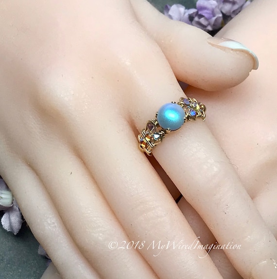 Swarovski pearl ring sale