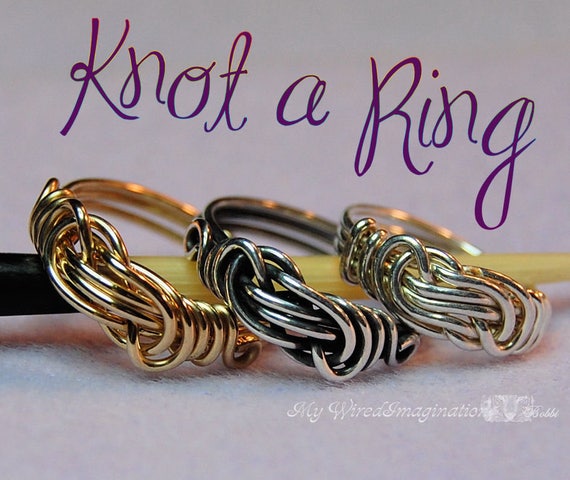 Infinity wire rings - How to make jewelry from copper wire 543 - YouTube