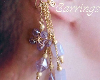 How to Make Ear Cuffs Tutorial, Wire Jewelry Beginner Tutorial, Earrings for Pierced or Non-Pierced Ears