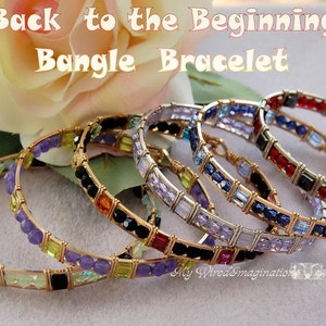 Beginner Bracelet Tutorial Bangle Bracelet Wire Wrap Tutorial Back to the Beginning