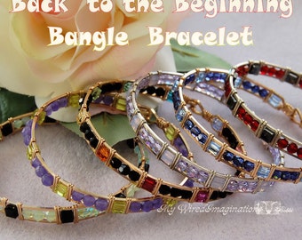 Beginner Bracelet Tutorial Learn Wire Wrapping, learn to Make Wire Bracelets, Beginner Bangle Bracelet Tutorial, PDF Instructions