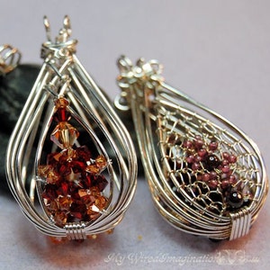 Tutorial For Wire Wrap Pendants 2 Hinged Cages and a Locket, Instant Download PDF File Instructions, Step by Step Learning image 4