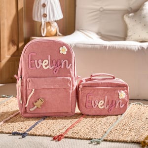 Custom Toddler Backpack | Preschool Backpack | Toddler Book Bag | Lunchbag for Kids | Children's Backpack With Name | Kids Backpack