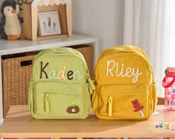 Personalized Toddler Backpack | School Bag for Kids | Personalized Corduroy Backpack | Children's Backpack With Name
