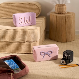 Sac à crayons avec nom personnalisé | Trousse personnalisée | Retour aux fournitures scolaires | Pochette à crayons pour enfants | Sac à crayons à monogramme | Sac Tout