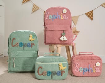 Custom Toddler Backpack | Preschool Backpack | Toddler Book Bag | Lunchbag for Kids | Children's Backpack With Name | Kids Backpack