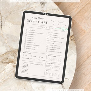 Muslim Planner - Salah Tracker - Muslim Checklist - Prayer Tracker - Printable PDF - Deen