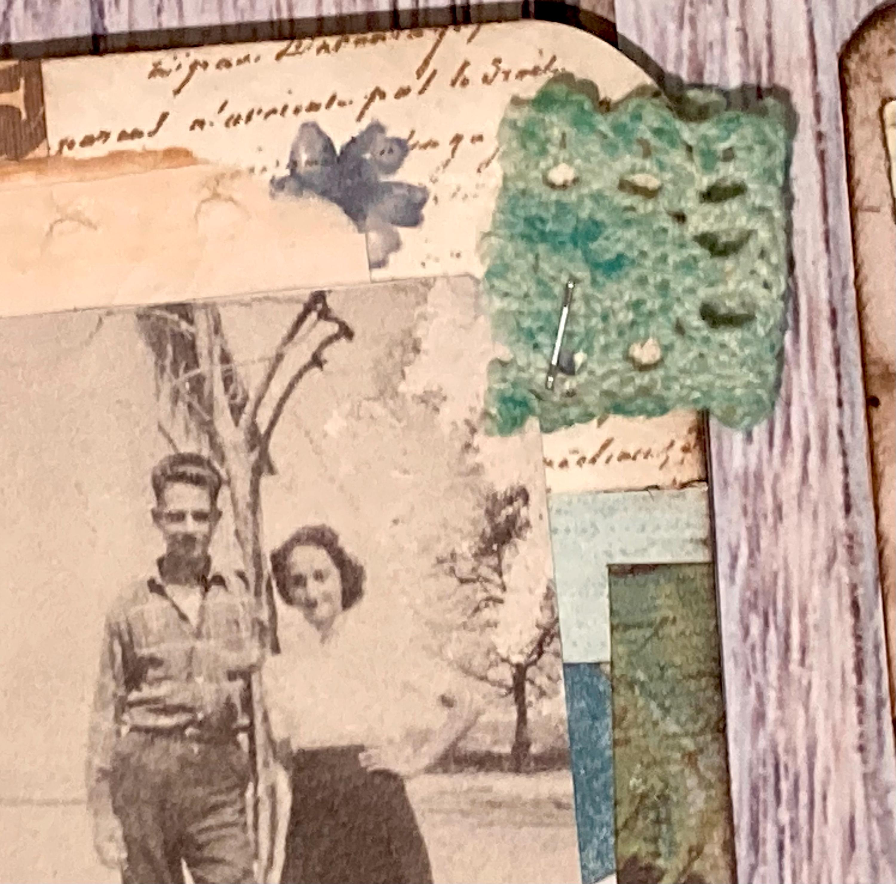 Vintage Photo Junk Journal Tags, Handmade Collage Set of 4, Set No 003 ...