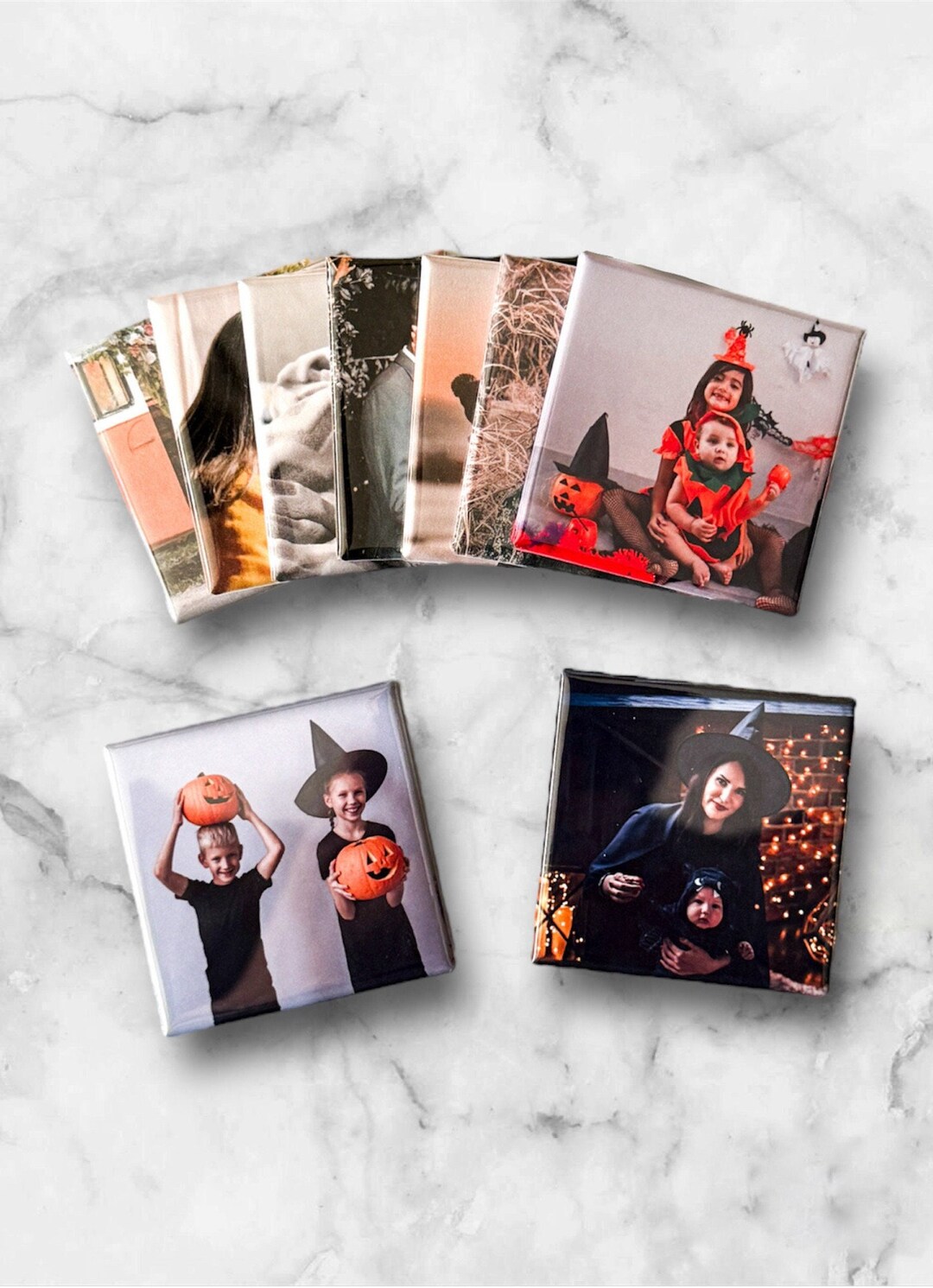 Halloween Gift, Custom 2x2 Photo Magnet, Spooky Memories, Halloween ...