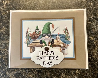 Gnomos, tarjetas del Día del Padre, boxeo, flores, camping, naipes, galletas, parrillada, chef, telescopio, coche de carreras, Mustang, pesca, muelle