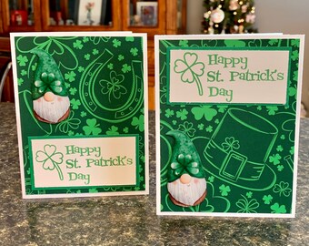 Gnome Happy St Patricks Day cards
