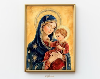 Our Lady of Perpetual Help Print: Blessed Virgin Mary Art
