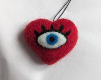 Heart Eye ornament
