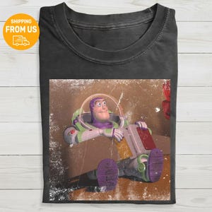 Toy Story Buzz Lightyear Comfort Colors Shirt, Vintage Tee, Disney Tshirt, Space Ranger Shirt, Pixar Gift, Toy Story Fan Gift