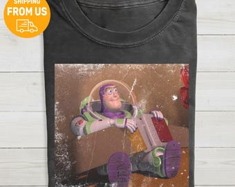 Toy Story Buzz Lightyear Comfort Colors Shirt, Vintage Tee, Disney Tshirt, Space Ranger Shirt, Pixar Gift, Toy Story Fan Gift