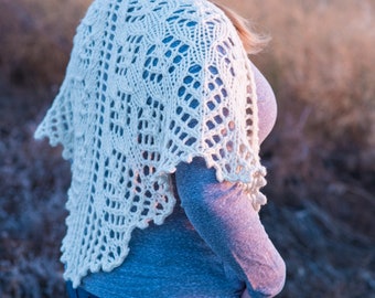 Wild Prairie Shawl - Knit PDF Pattern