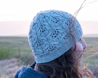 Oat and Honey Hat Knit PDF Pattern