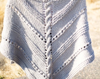 Medhel An Gwyns Blanket Shawl Knitting Pattern Pdf