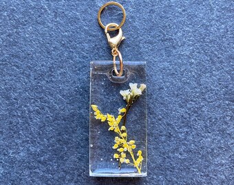 Floral Progress Keeper/Stitch Marker (18k Gold-plated)