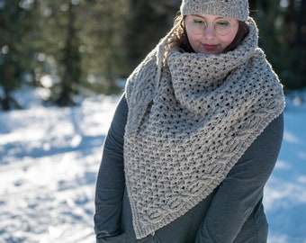 Milkweed Shawl - Knit PDF Pattern