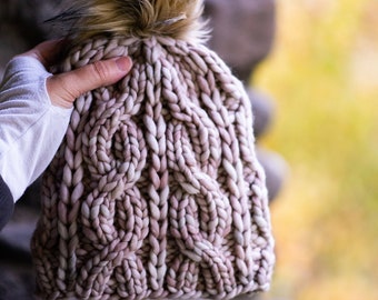 Alpine Lodge Hat - Knit PDF Pattern