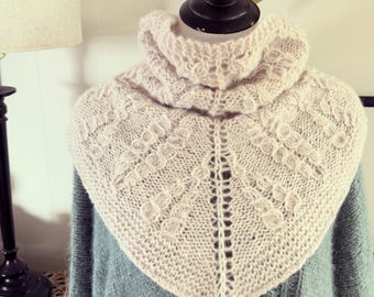 Snow Fern Cowl - Knit PDF Pattern