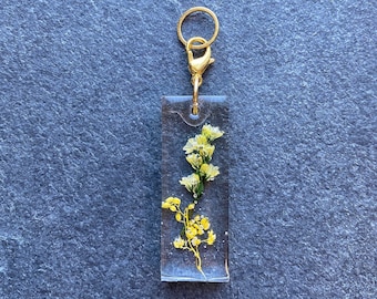 Floral Progress Keeper/Stitch Marker (18k Gold-plated)