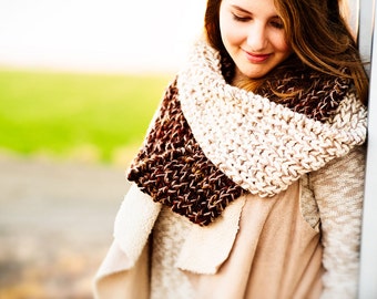 Whiskey & Rye Scarf Knitting Pattern PDF