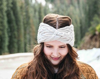 Silver Pines Headband - Knit PDF Pattern