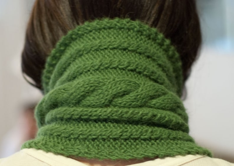 Knit Ireland High Neck Warmer PDF PATTERN Etsy
