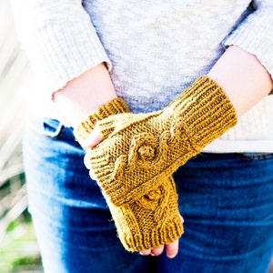 Mirkwood Mitts Knitting Pattern PDF