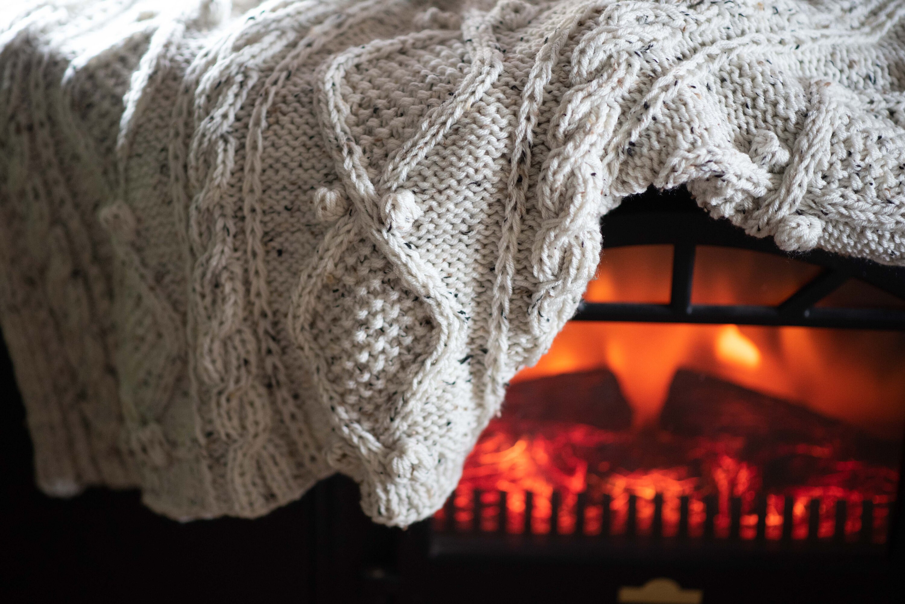 Winter Cabin Throw Knit PDF Pattern Etsy