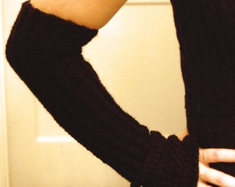 Audrey Fingerless Glove Crochet Pattern PDF